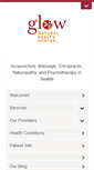 Mobile Screenshot of glownaturalhealth.com